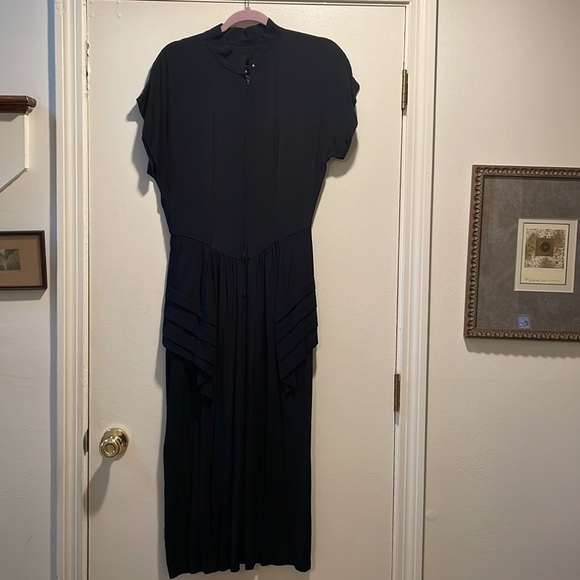 Vintage Hollys Harp USA Tailored Flattering Layered Drop Tier Detailed Dress - Picture 6 of 12